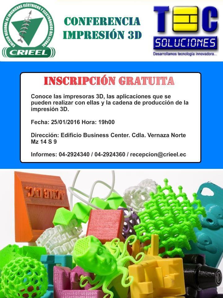 Conferencia impresion 3D